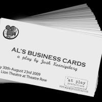 AL'S BUSINESS CARDS Gets World Premiere This Summer At Lion Theater On Theater Row, P Video